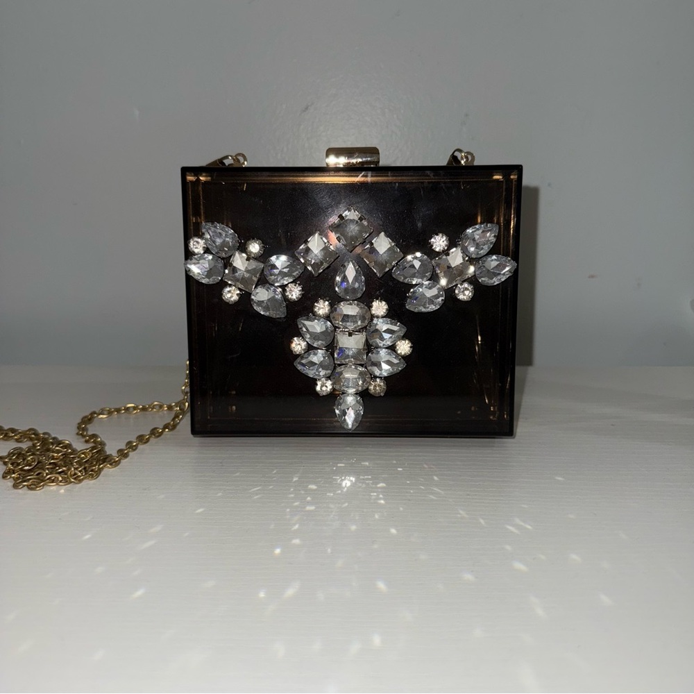 Rhinestone Statement Handbag